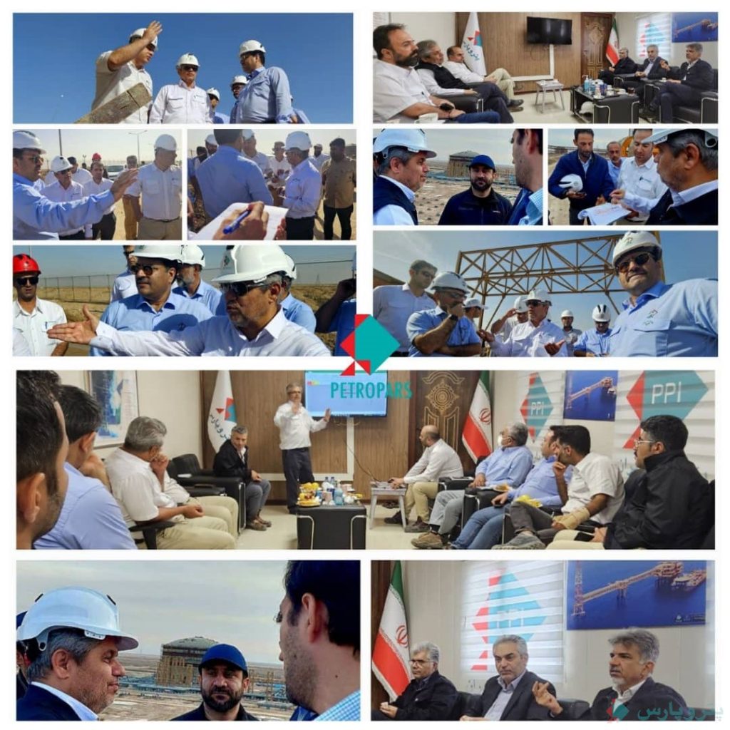 On the eve of the arrival of important equipment, continuous visits and intensive meetings were held in the CTEP project of the South Azadegan oil field